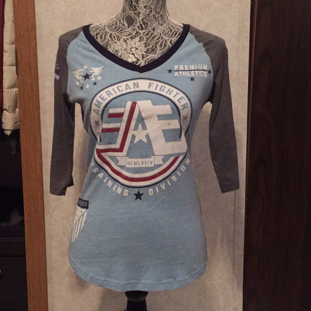 American Fighter shirt 3/4 sleeve